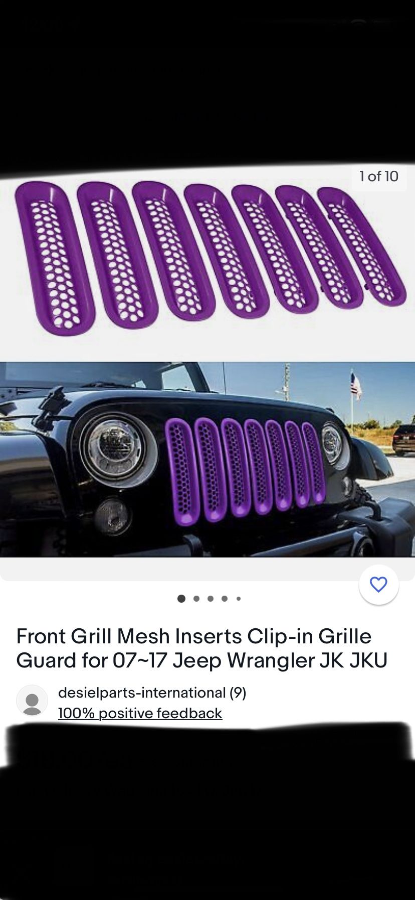 Jeep Grille Covers