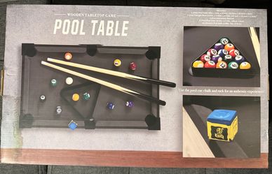 Tabletop Pool Table