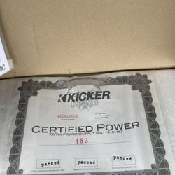 Kicker Voice Amplifier 