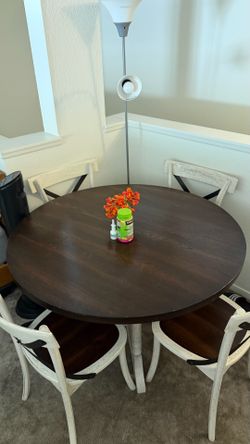 Dining table set for 4