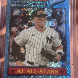 Aaron Judge 2026 heritage blue sparkle GEM MINT raw
