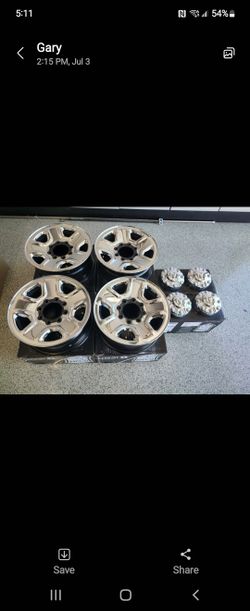 18'9 Dodge 3/4 Ton 8 Lug Rims Wih Center Cals