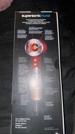 Special edition Dyson Supersonic Nural Hair dryer in red velvet and gold
