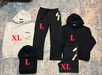 Essentials fear of god hoodies sweats and shorts