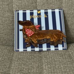 Piper K Dachshund Hair Claw Clip