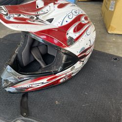 Large Dirtbike Helmet