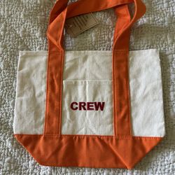 5 EA. Trader Joe’s Orange CREW Mini Tote Bag NEW- BUY NOW PRICE 