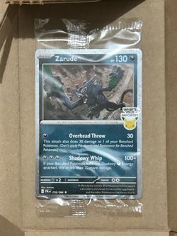 Zarude promo from GameStop
