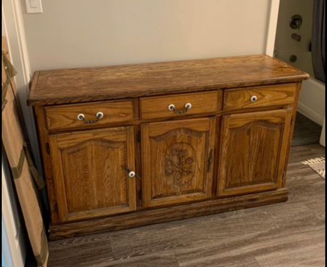 wood dresser