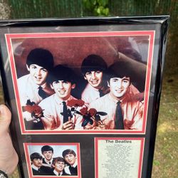 BEATLES FRAMED ARTWORK