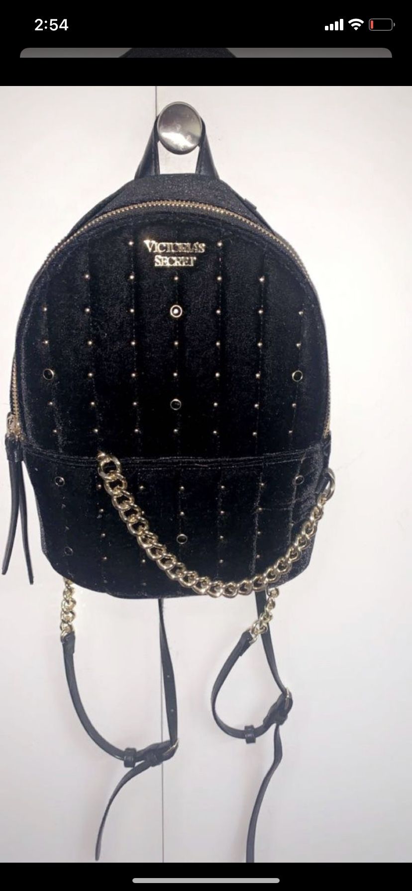 Black mini victors secret bag