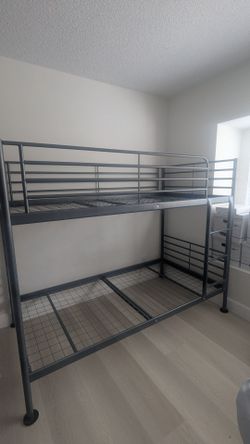 🛏️ IKEA Metal Bunk Bed – Twin/Twin – Frame Only – $80 OBO