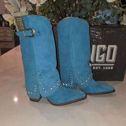 🤠 DINGO HOWDY HONEY SUEDE WESTERN BOOTS — $165