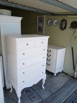 Stunning Refurbished White Dresser