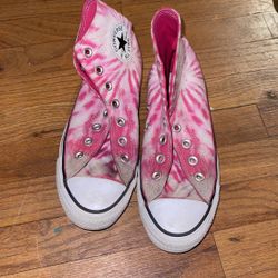 Pink Tie Dye Converse