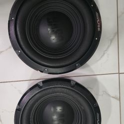 Alpine W10S4 10” Subwoofers – Pair (Single 4-Ohm)