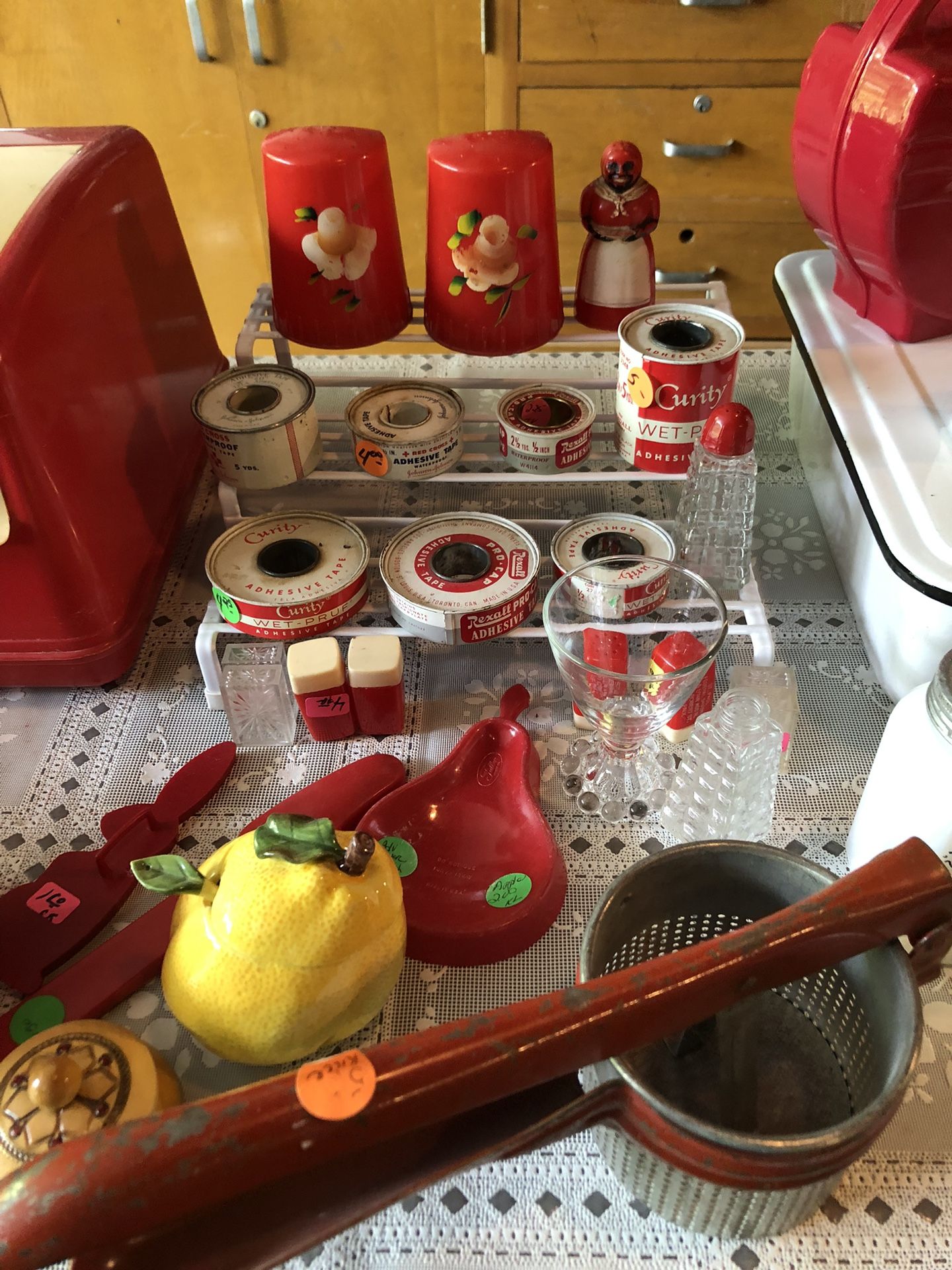 Downsizing Vintage Kitchen Etc Items Fun Item Retro Cash/Venmo White b