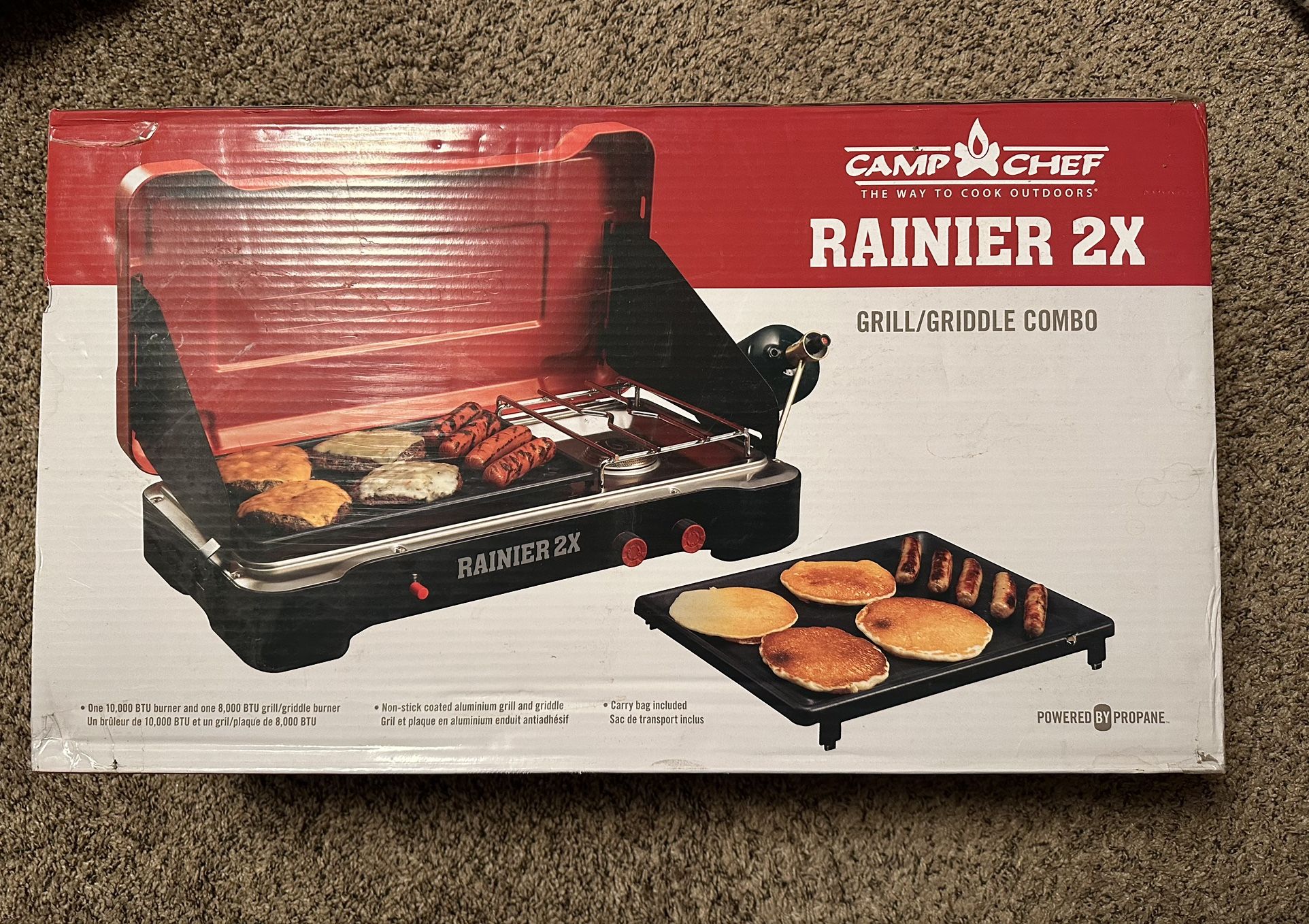 Camp Chef Rainier 2x Portable Grill/Griddle