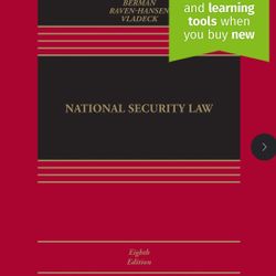 National Security Law, Eighth Edition, Aspen (Dycus) W/ Access Code!!