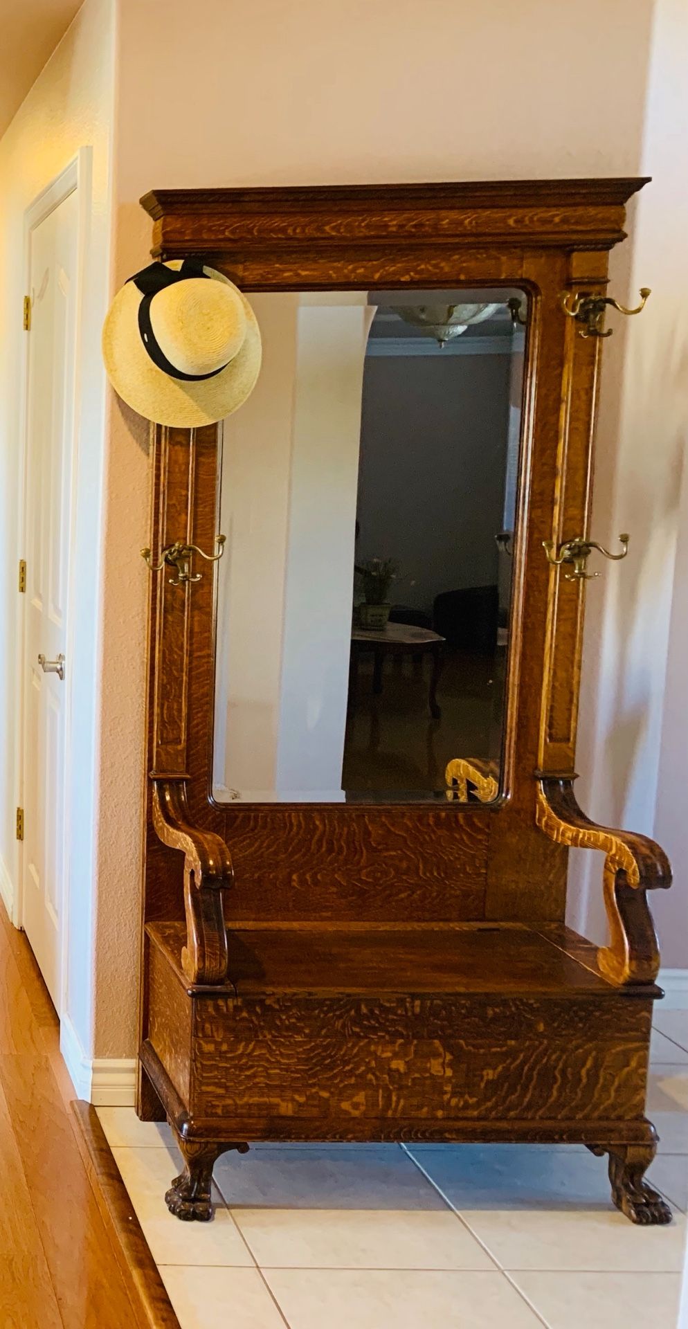MOVING SALE / English Antique Entry Furniture