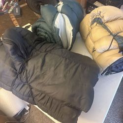 3 large sleeping bags