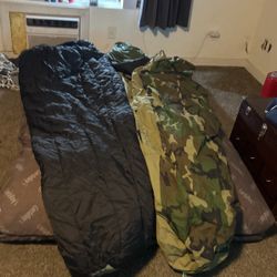 Military Three Piece Cold Weather Sleeping Bag