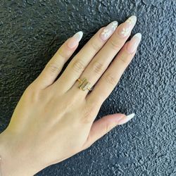 Anillo De Mujer Con Diamantes De Oro 14k / Womens 14k Ring With Diamonds 