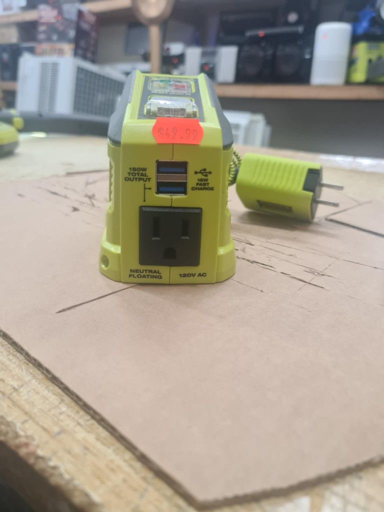 Ryobi 150-Watt Push Start Power Source and Charger for ONE+ 18-Volt Battery (Tool Only)