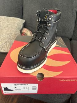 Wolverine Work Wedge ST Steel Toe Boot Size 11