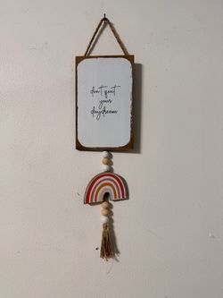 Don't Quit Your Daydream Wood Wall Hanging