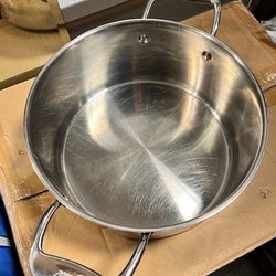 4 Quart Emeril Stainless Steel Stock Pot with Lid