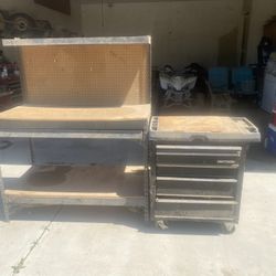 Work Bench And Tool Box