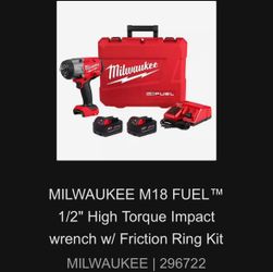 Milwaukee Impact Wrench & Socket Kit