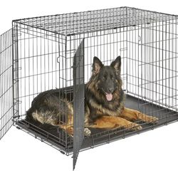 New Extra Large 48 Inch Long Double Door Dog Crate  