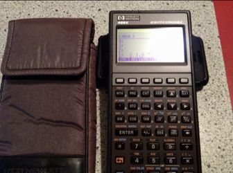 Hewlett Packard 48SX Expandable Calculator.