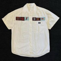 VINTAGE GUESS BUTTON UP SHIRT SIZE MEDIUM