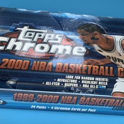 1999 Topps Chrome Basketball Hobby Box - Refractors?
