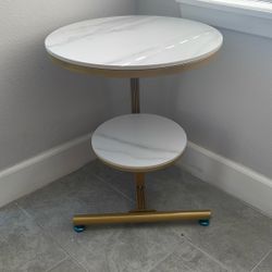 MARBLE COFFEE TABLE 2 LEVELS