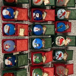 HAND PAINTED CHRISTMAS ORNAMENTS