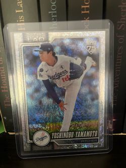 Yoshinobu Yamamoto 2024 Topps Heritage High Number #553 RC Dodgers