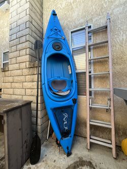 10’ Kayak With Paddle And Surf Leash