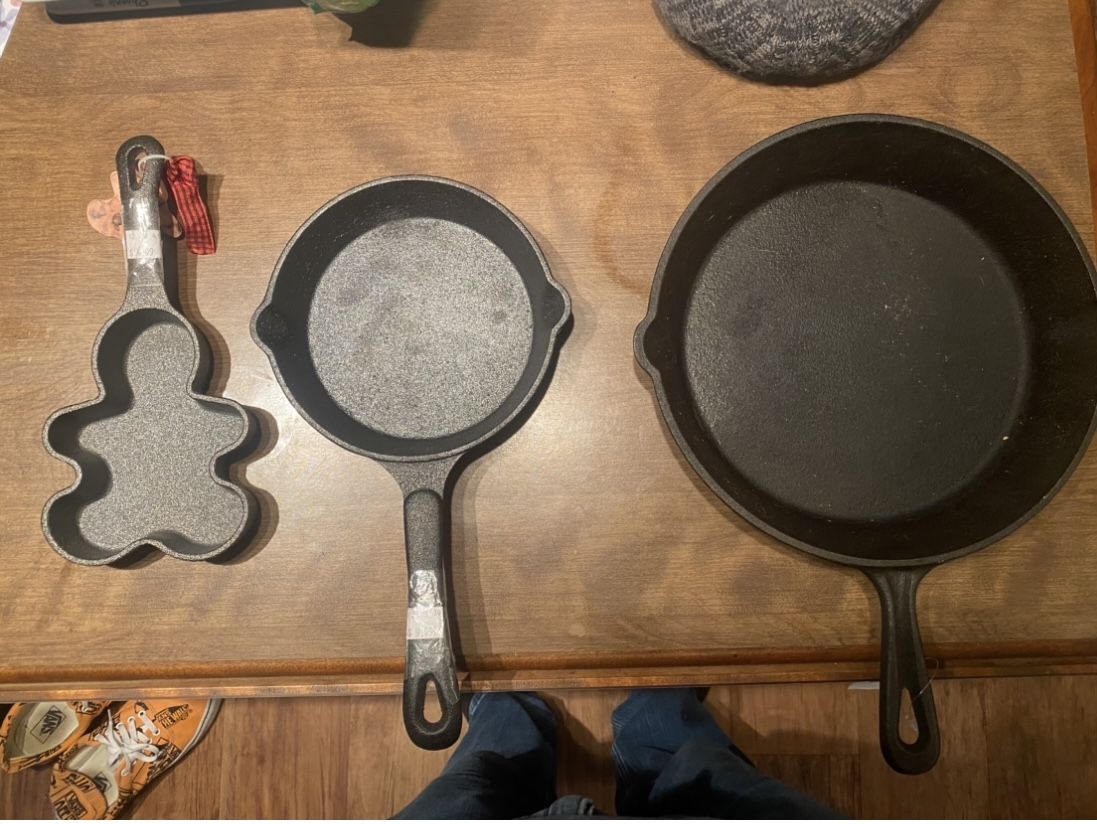 3 Piece Cast Iron Unbranded