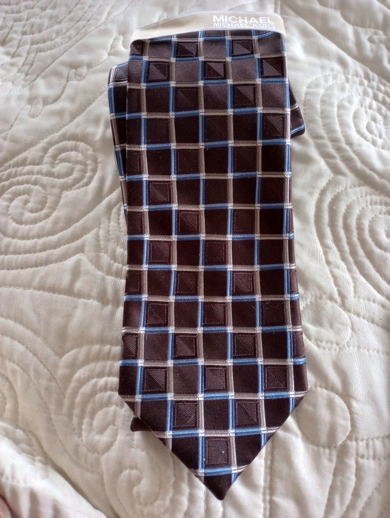 Michael Kors Men's Plaid Tie 