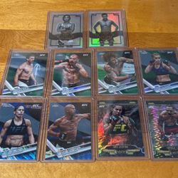 2017 Topps UFC Refractor Lot #d