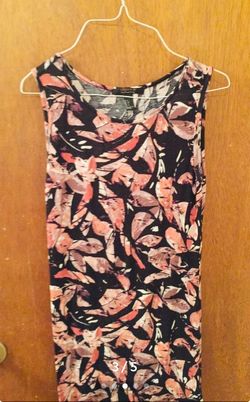 Abstract Flowers Maxi Dress