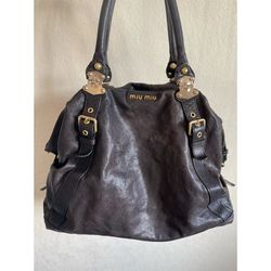Miu Miu vintage large shoulder bag by Prada RARE