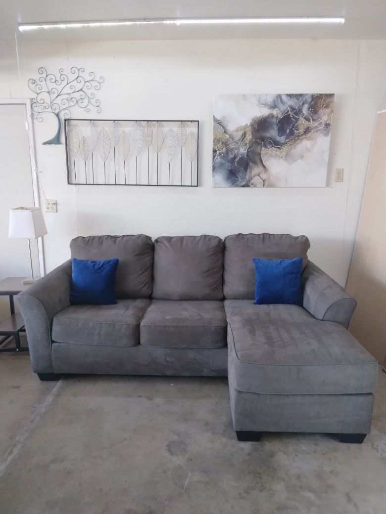 Free Delivery Gray L Shape Couch