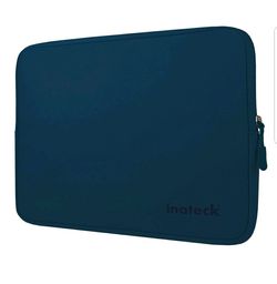 Inateck 14-14.1 Inch Water Repellent Neoprene Laptop Sleeve Protective Case Bag for Laptops/Chromebooks/Notebooks/Ultrabooks - Blue