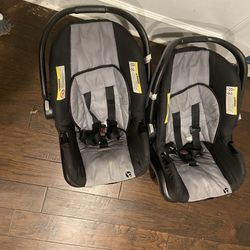 Baby Trend Car Seat  And Double  Stroller 
