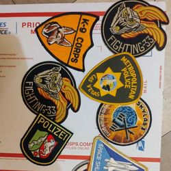 Vintage Patches Nasa Law Enforcement And Military (8)